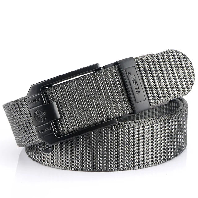 Mens Belt | Tactical Belt | TUSHI Tactical Belt For Men Nylon Army Jeans belt EDC Outdoor Metal Buckle Police Heavy Duty Military Belt Training Hunting