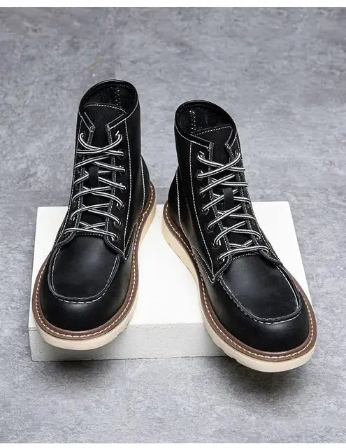 Men's Boots for Autumn and Winter Season | Vintage British Casual Shoes