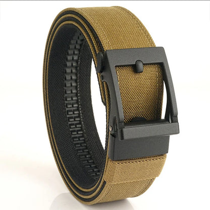 Mens Belt | Tactical Gun Belt | TUSHI Hard Tactical Belt for Men Metal Automatic Buckle IPSC Gun Belt 1100D Nylon Military Belt Outdoor Sports Girdle Male