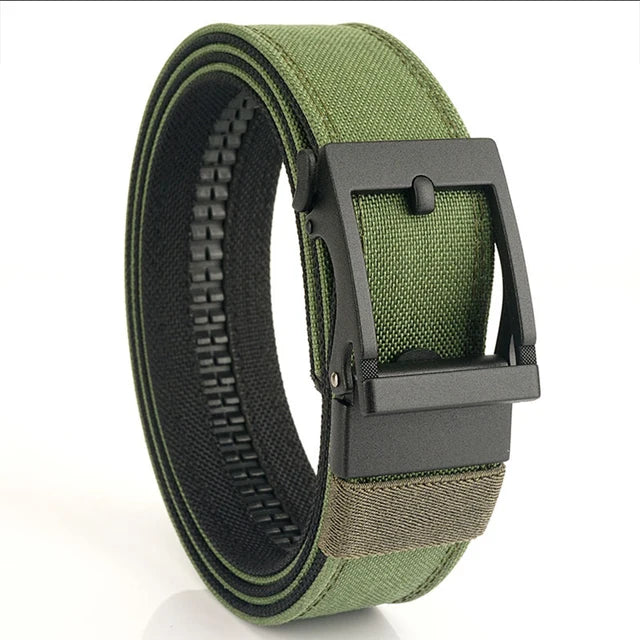 Mens Belt | Tactical Gun Belt | TUSHI Hard Tactical Belt for Men Metal Automatic Buckle IPSC Gun Belt 1100D Nylon Military Belt Outdoor Sports Girdle Male